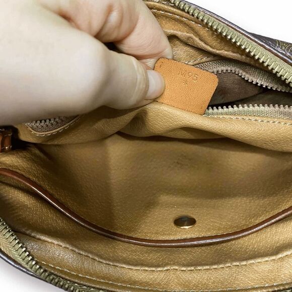 Celine Macadam Dark Wristlet Clutch Authentic Summer Bag - Picture 9 of 9